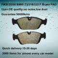 D558 OE quality car disc 323/325/328 brake pad